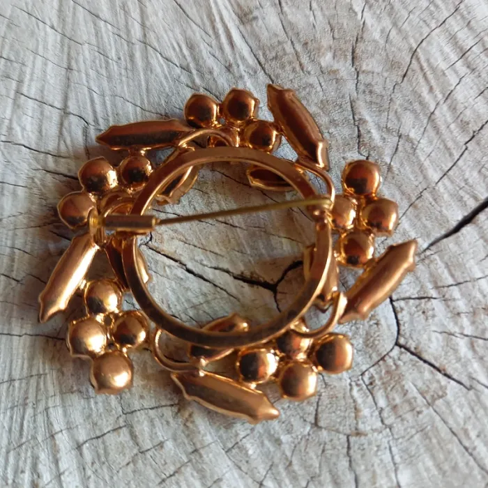 Broche art déco ronde - photo numéro 4