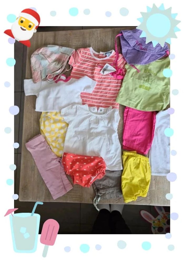 Lot bebe fille taille 3 / 6 mois