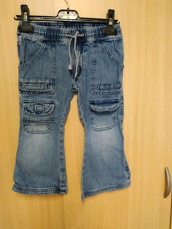Jeans fille évasé taille 4 ans
