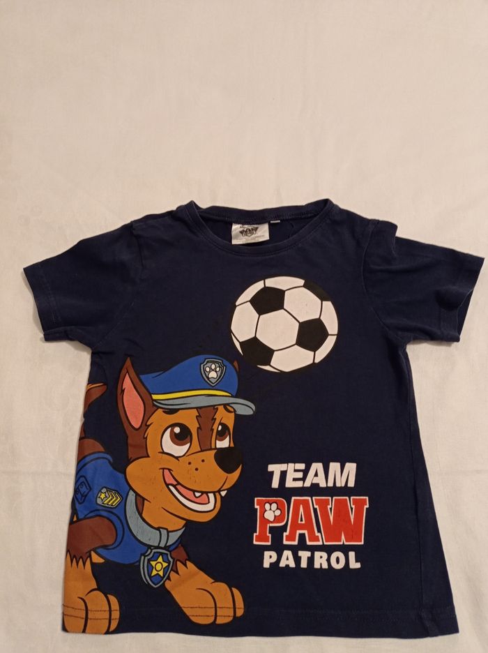 Petit polo manches courtes pour garçon couleur bleu voir photos taille 5 ans elle marque pas de patrouille