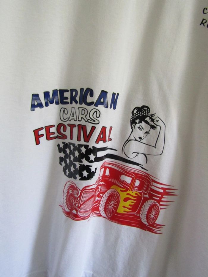 t-shirt Crepy en Valois asso rock n'roads american cars festival - photo numéro 4