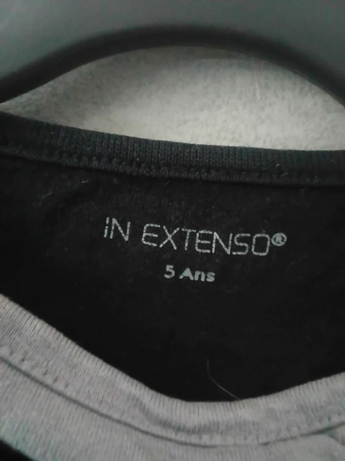 Tee shirt manche longue in extenso 5 ans - photo numéro 3