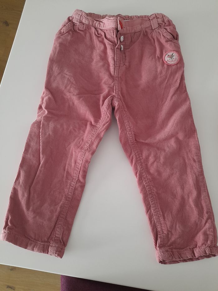 Pantalon velours 2 ans