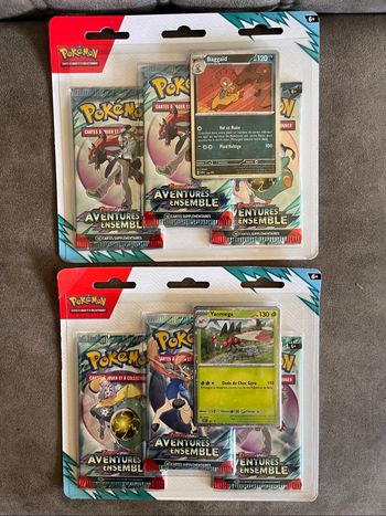 2 Tripack Pokemon Aventures Ensembles
