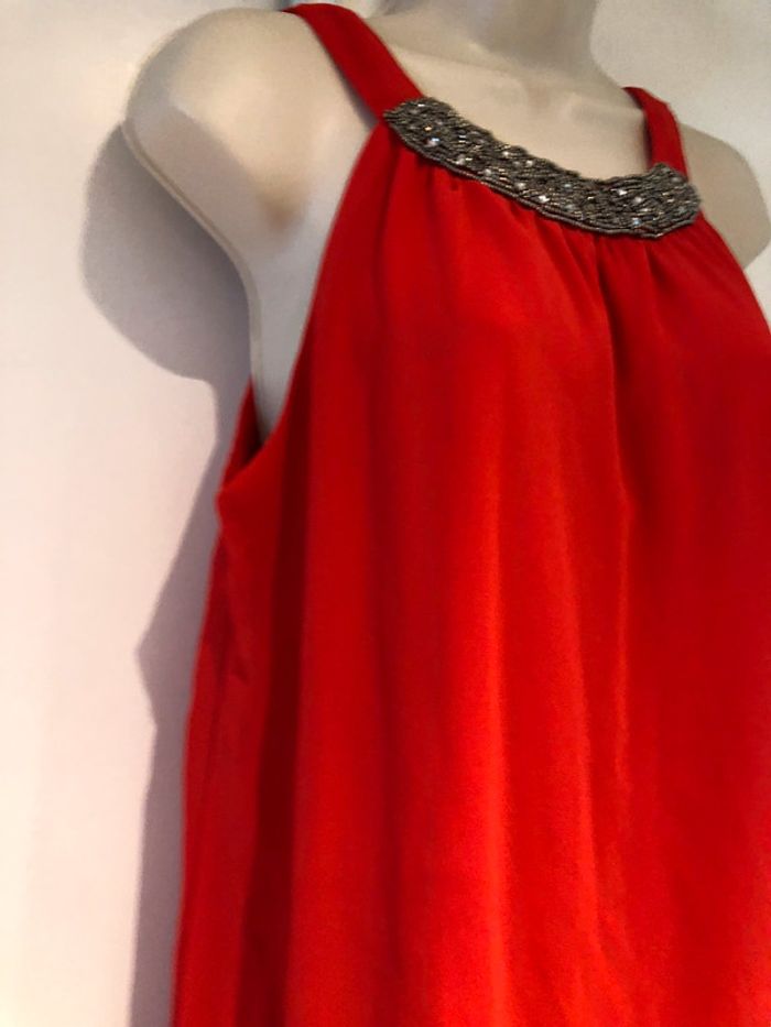 Robe rouge orange Mim taille 38 - photo numéro 12
