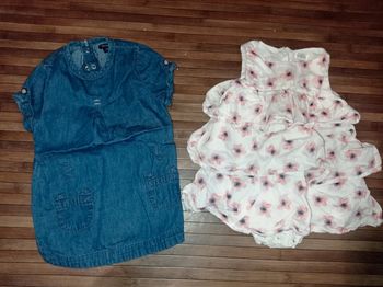 Lot 2 robes légères 6 mois