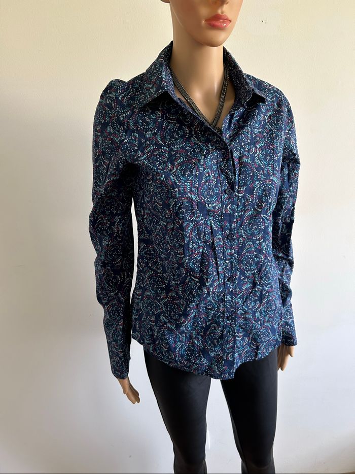 Chemise imprimée à manches longues Esprit taille française 36 TBE - photo numéro 2