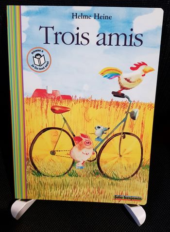 Folio Benjamin N° 020 : Trois amis - Helme Heine - Gallimard Jeunesse