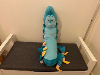 Peluche chenille absolem Alice au pays des merveilles