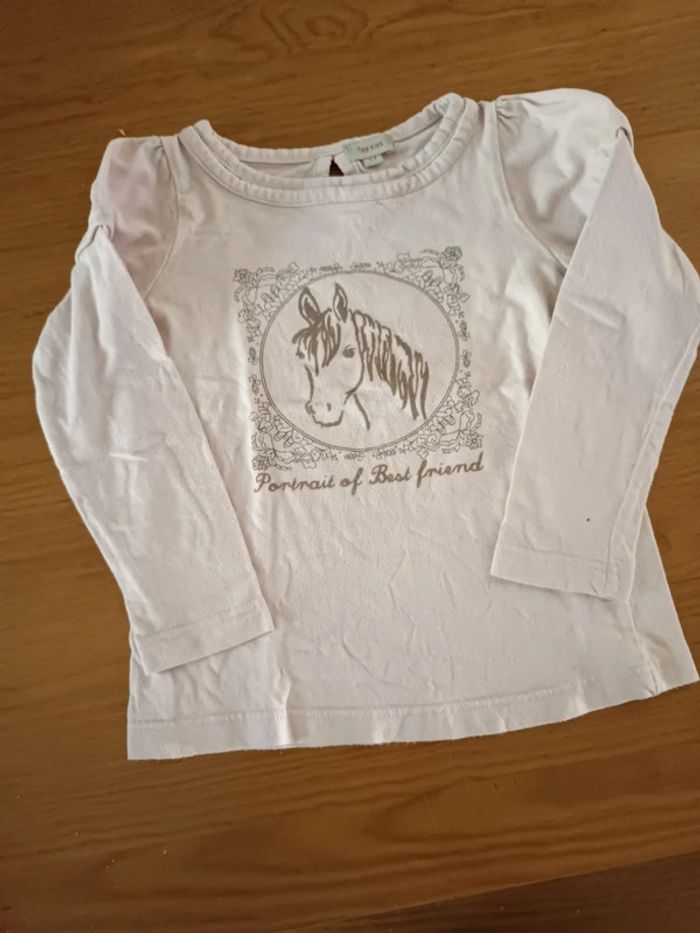 Tee shirt manches longues tex kids 3/4 ans