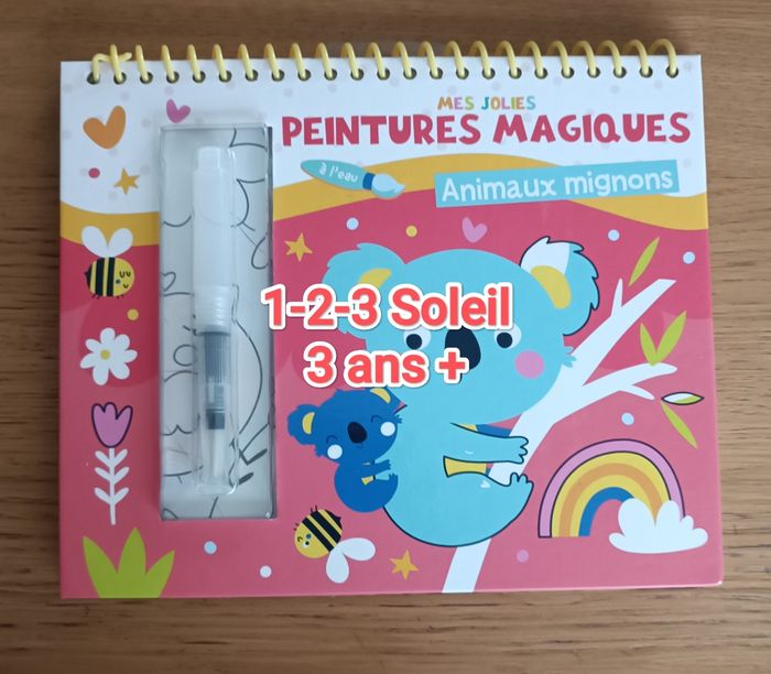 Mes jolies peintures magiques Animaux mignons 3 ans +