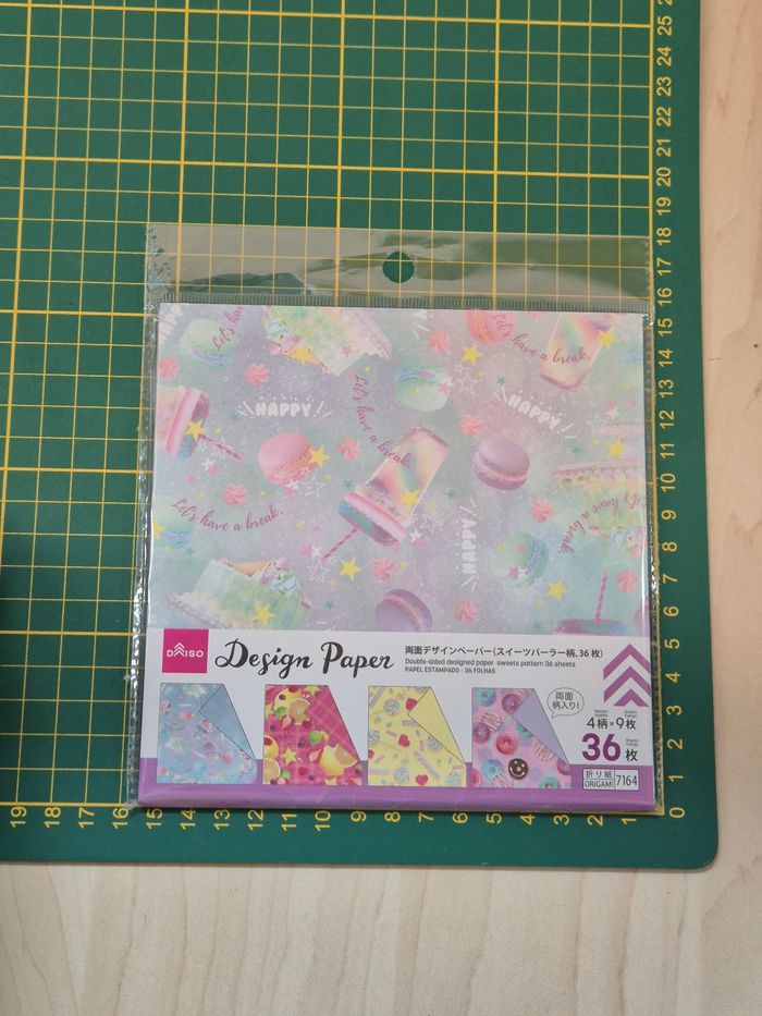 Papier Origami Daiso "Sweets Pattern" - photo numéro 7