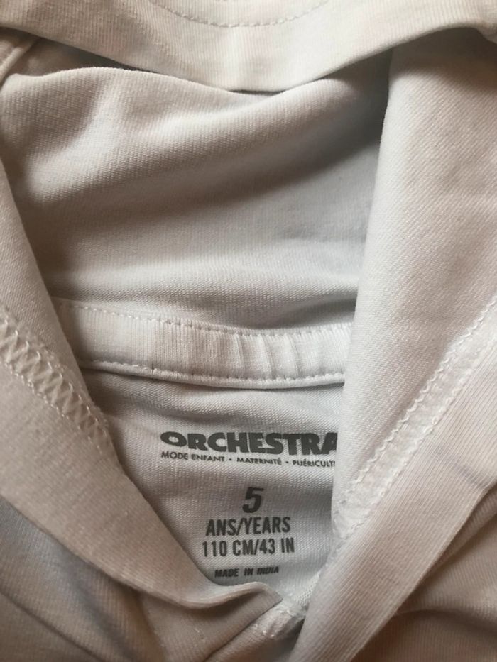 T-shirt à capuche - taille 5 ans - photo numéro 4