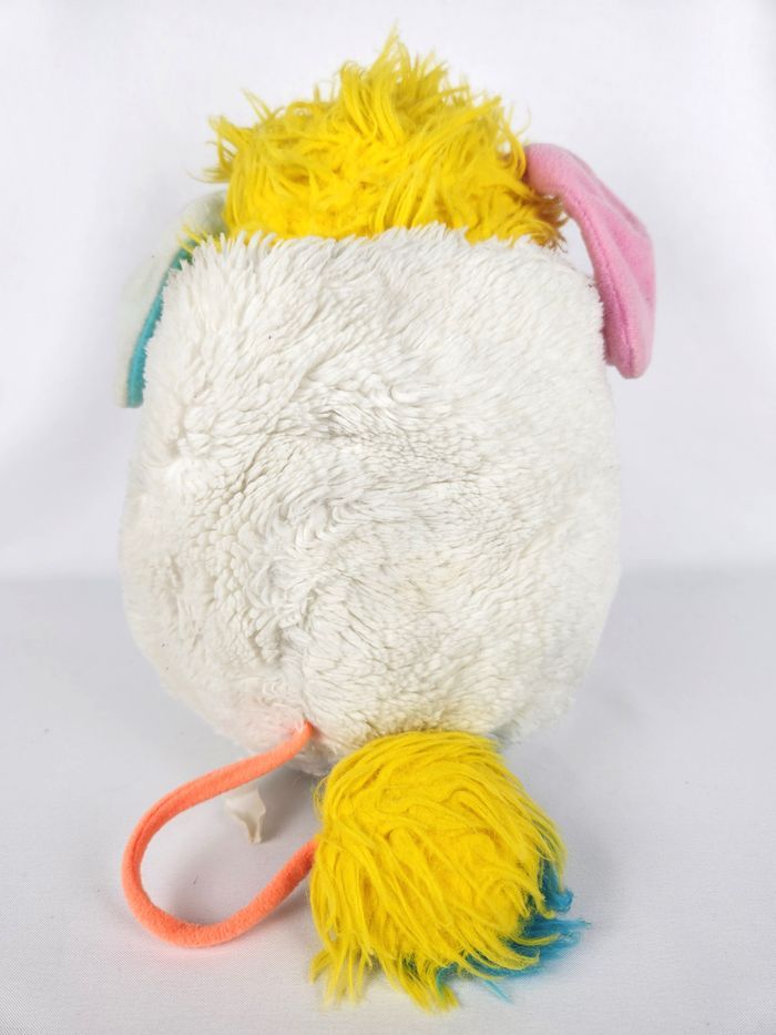 Peluche Popples Puffball Blanc - Mattel 1986 Vintage 30cm - photo numéro 4