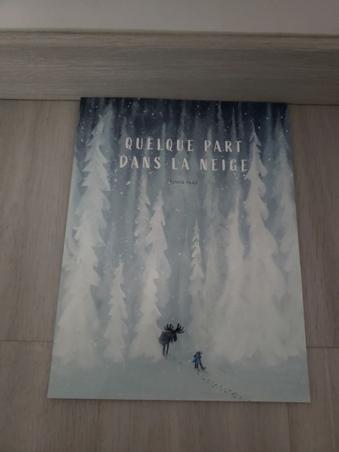Livre quelque part dans la neige