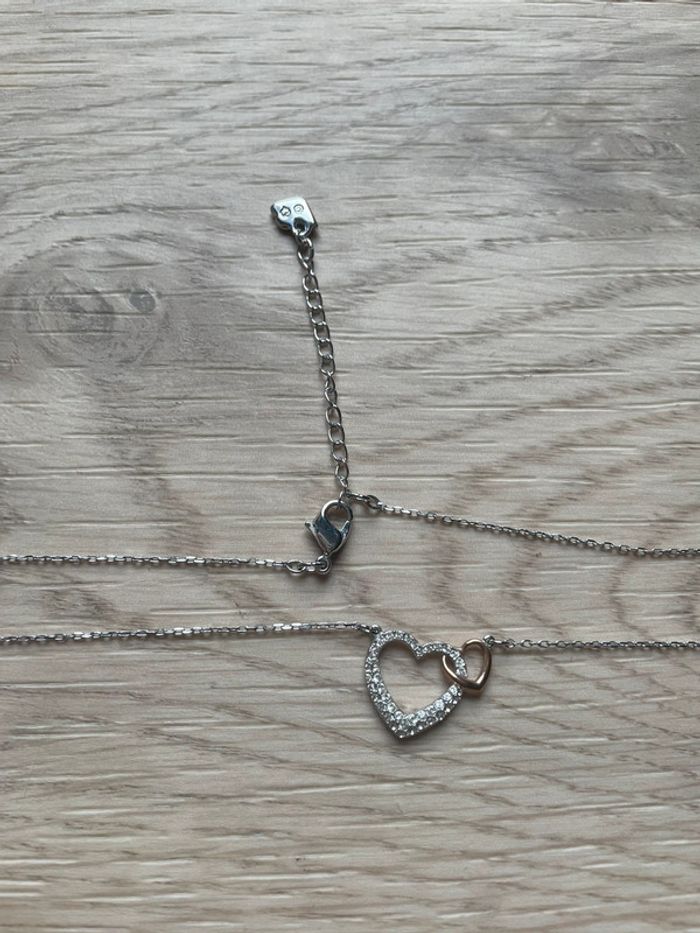 Collier double cœur - photo numéro 2
