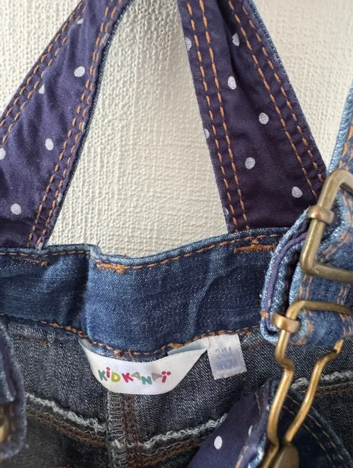 Salopette en jean - taille 24 mois 🌸 - photo numéro 2