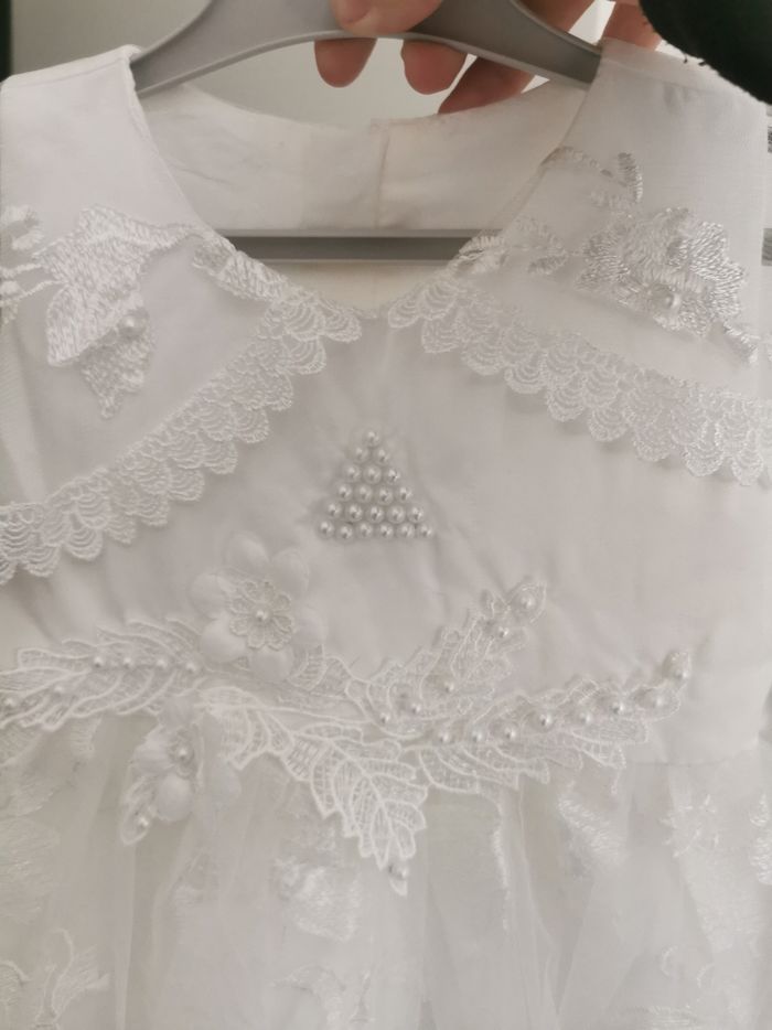 Robe blanche cérémonie 9 mois - photo numéro 5