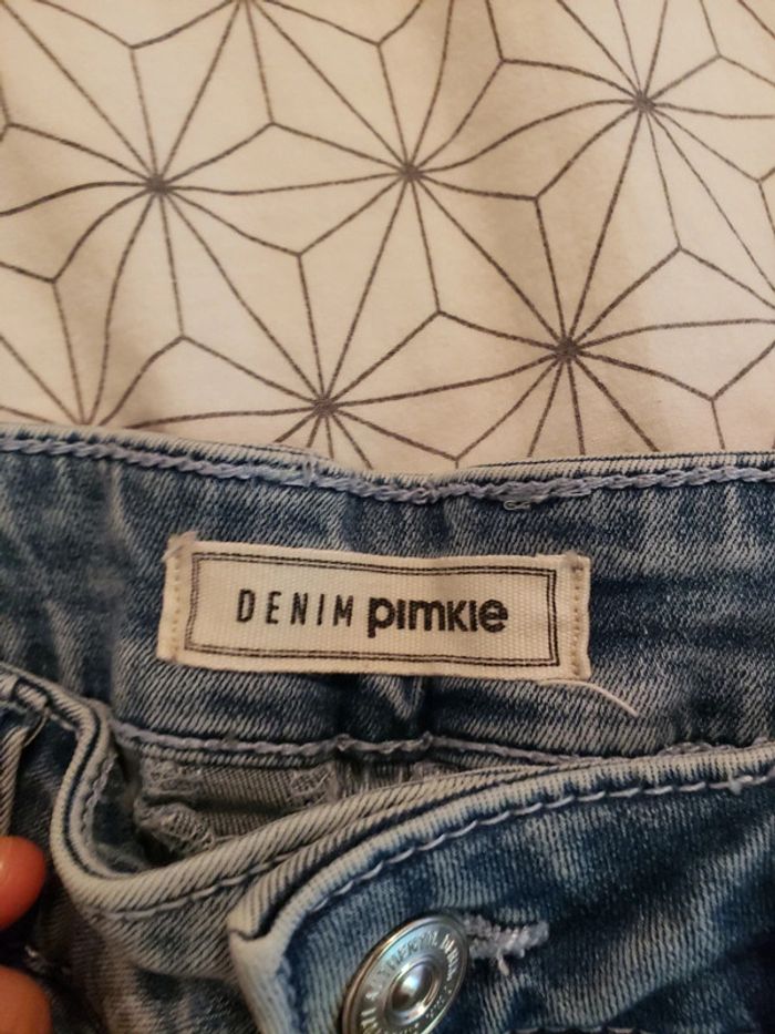 Short en jean Pimkie taille haute / taille 36 - photo numéro 4