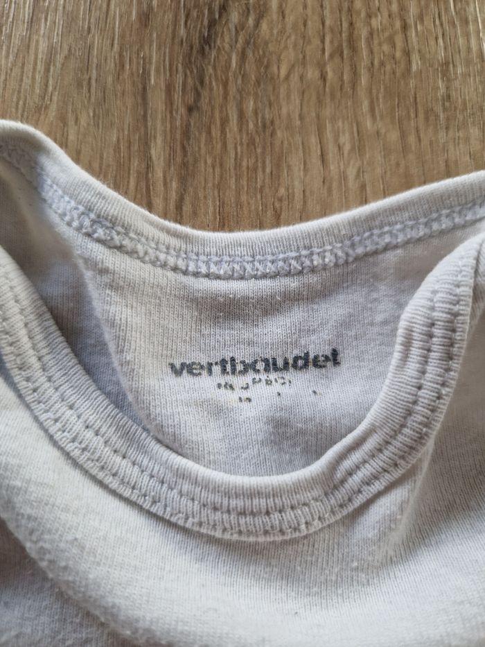​Body bébé blanc Vertbaudet 6 mois - Mes premiers bisous - photo numéro 3