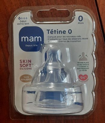 Tétine Biberon MAM débit 0