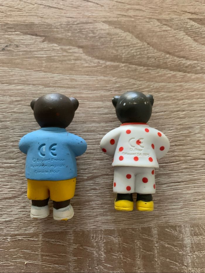 6 figurines petit ours brun jeux et loisirs - photo numéro 3