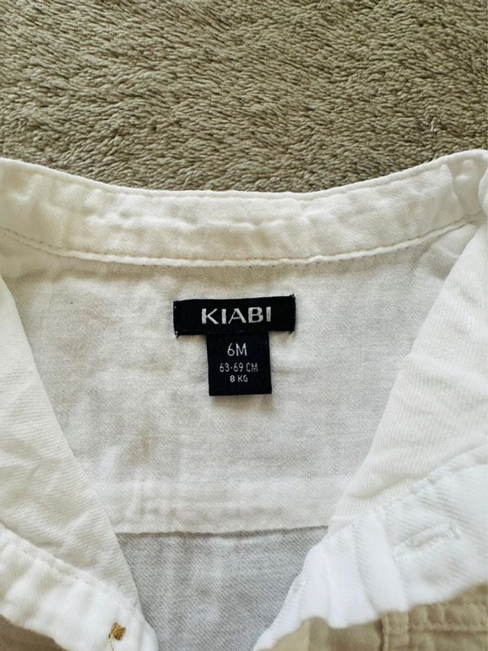 Chemise légère col mao neuve - 6 mois - Kiabi - photo numéro 3