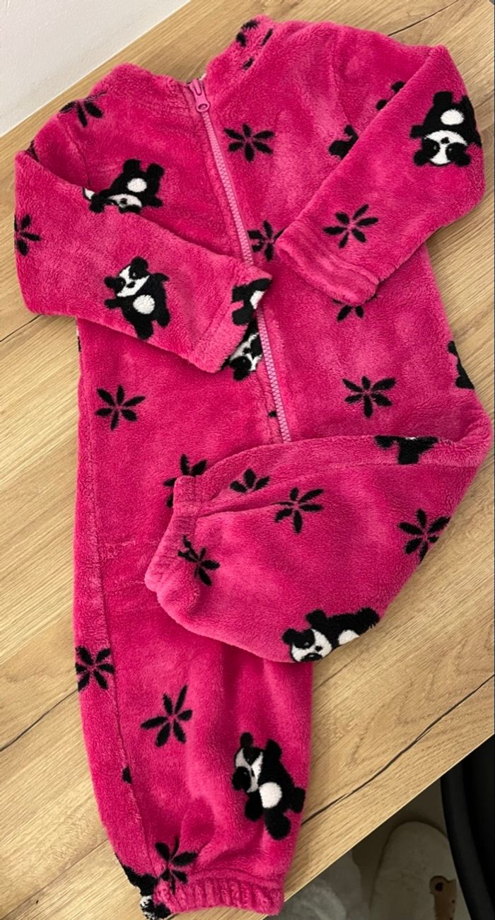 Pyjama Rose à Motifs Tissaia Fille taille 2 ans Tissaia - photo numéro 6