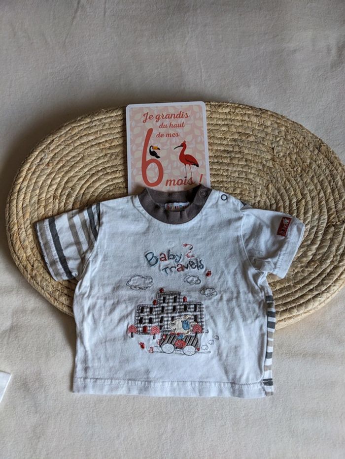 Tee shirts neufs 6 mois - photo numéro 2