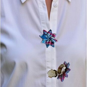 Cache bouton chemise 