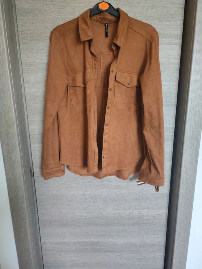 Chemise en daim oversize