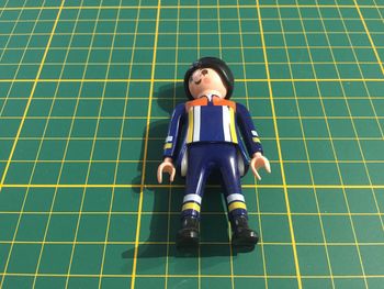 Personnage femme pièce détachée Playmobil 4820 Camion de pompiers grande échelle #A61