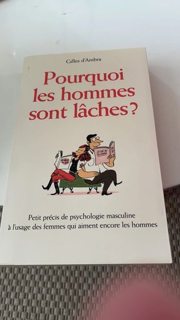 Livre pourquoi les hommes sont laches
