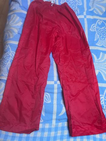 Pantalon de pluie taille S rouge Guy Xsar