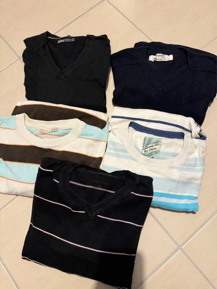 pulls homme (lot de 5)