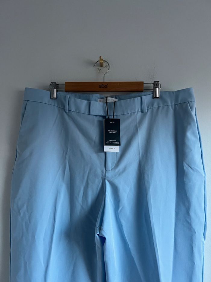 Pantalon ajusté bleu ciel - photo numéro 5
