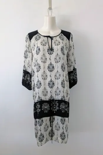 Robe d'été fluide manches 3/4 - Indies - taille 38