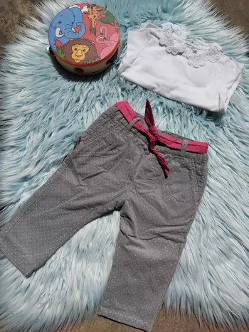 🍇 ensemble fille 12 mois
