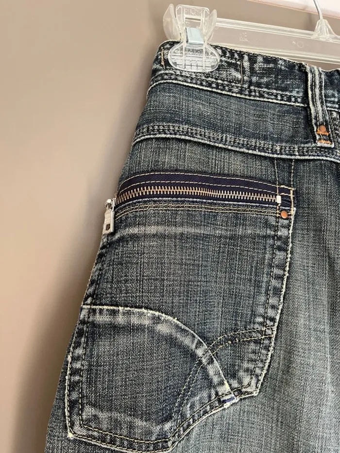 Jeans homme taille 42/44 (34 us) brut délavé Gas jeans - photo numéro 7