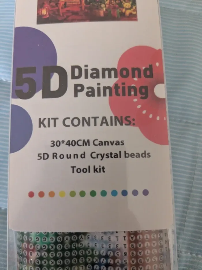 Diamond painting 5D noel. 30x30 Cm - photo numéro 3