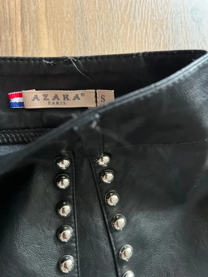 Jupe simili noir Azara taille S - photo numéro 4
