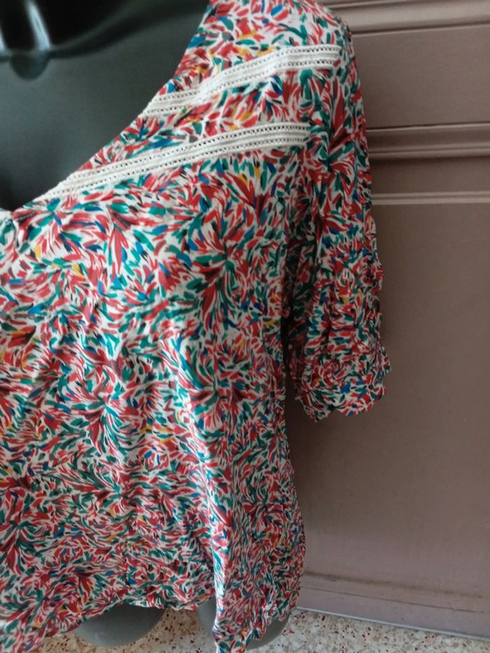 Blouse manche 3/4 formul taille 48 🌹 - photo numéro 3