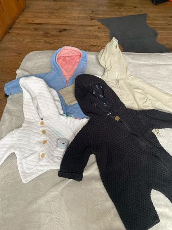 Lot 4 veste - 1 mois - neuf