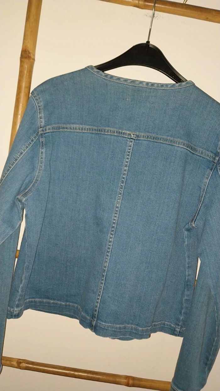 Veste/ blouson en jean/ denim original Promod état neuf Taille 38 - photo numéro 13