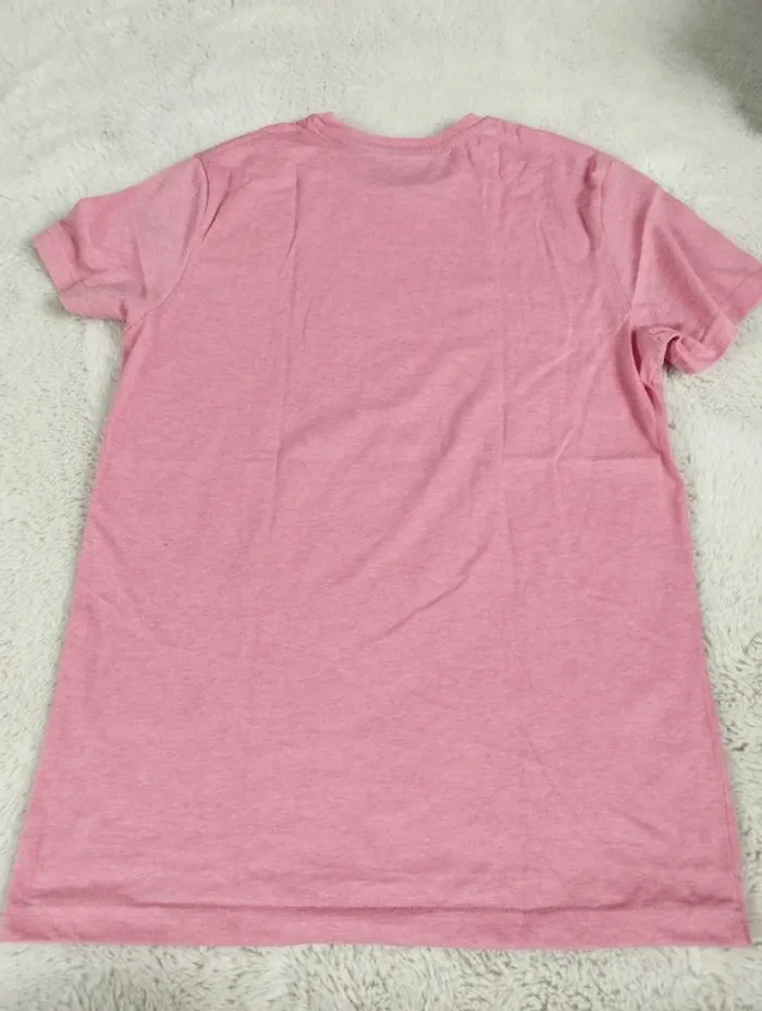 T-shirt rose manches courtes Celio S - photo numéro 2