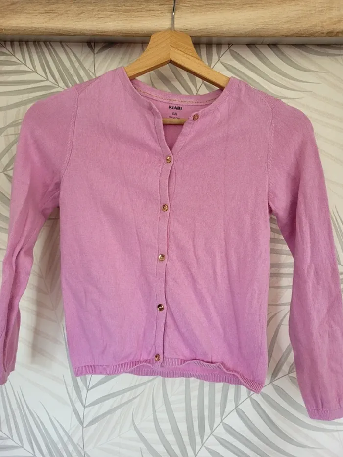 Gilet fille taille 8 ans , rose , kiabi - photo numéro 2