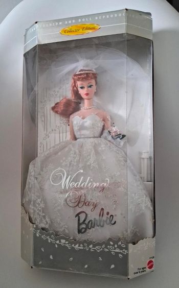 Barbie rousse wedding day