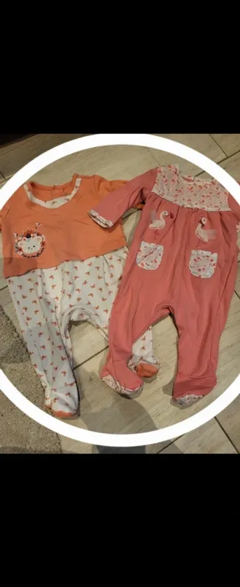 Pyjama bébé 1mois
