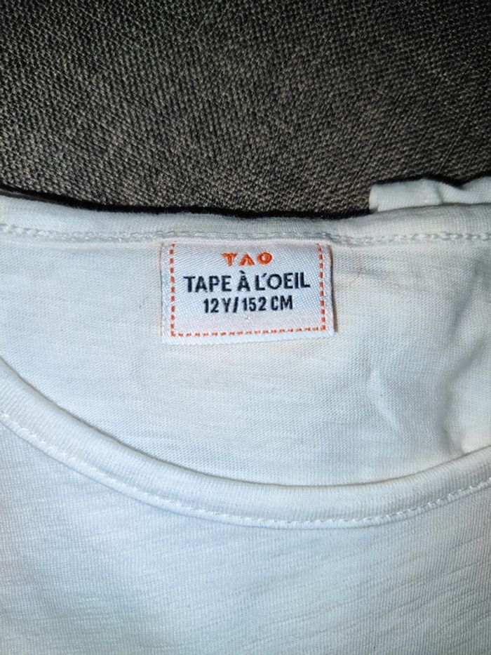 T-shirt tape à l'oeil 12 ans fleur ever - photo numéro 2