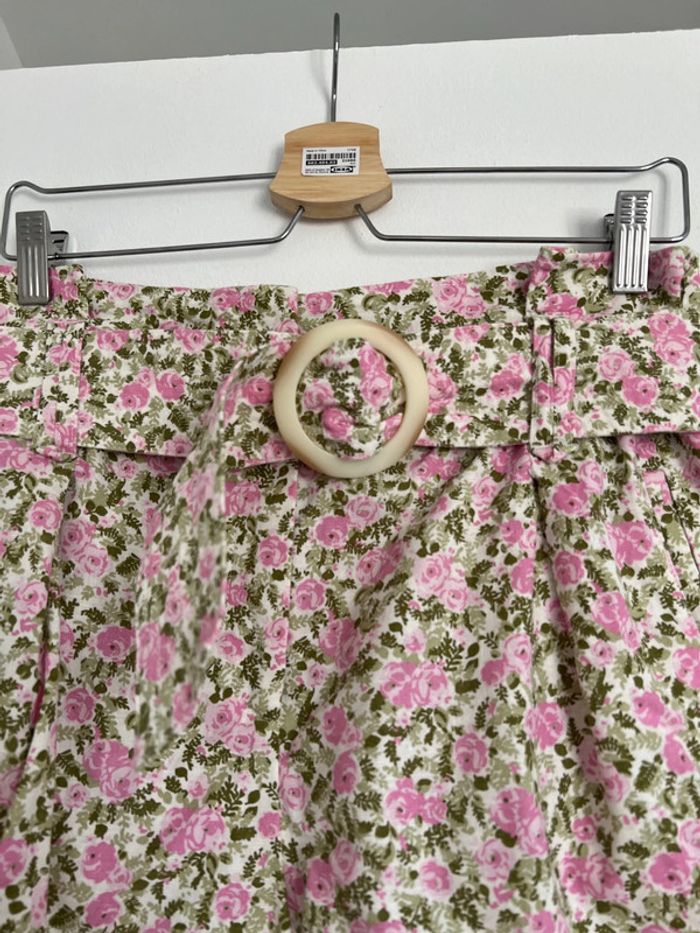 Sezane short Rome imprimé peonies taille 40 - photo numéro 2